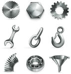 金属工具矢量