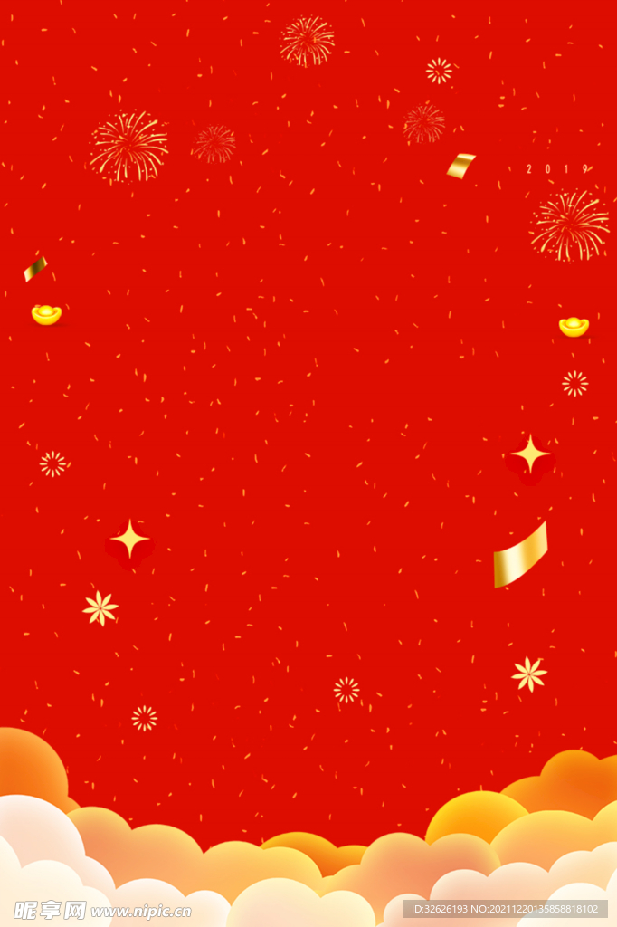 红色背景