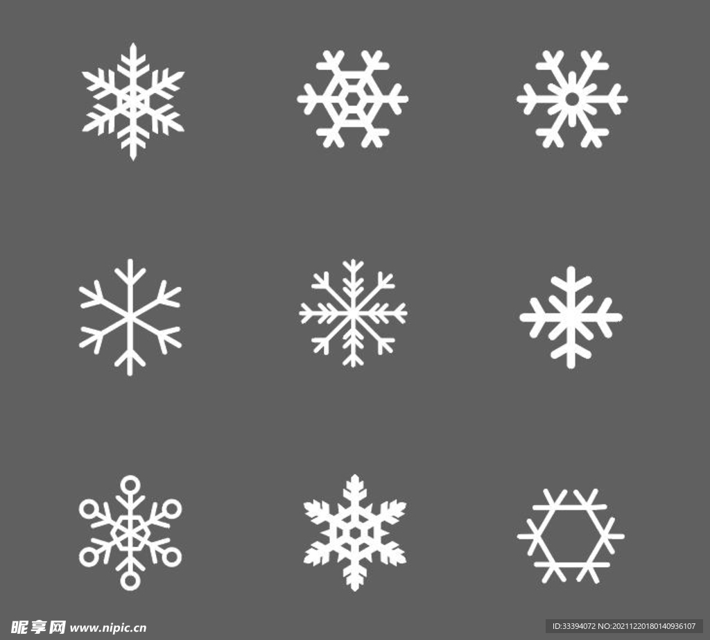 雪花图案