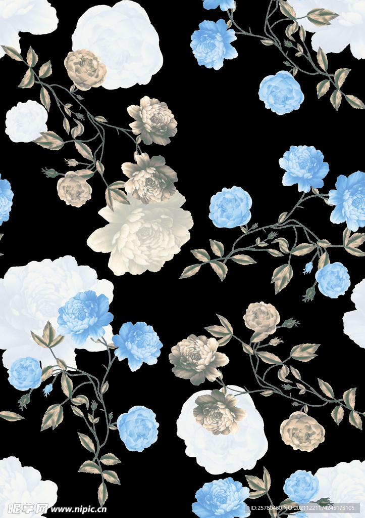 手绘花