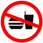 禁止饮食安全标识
