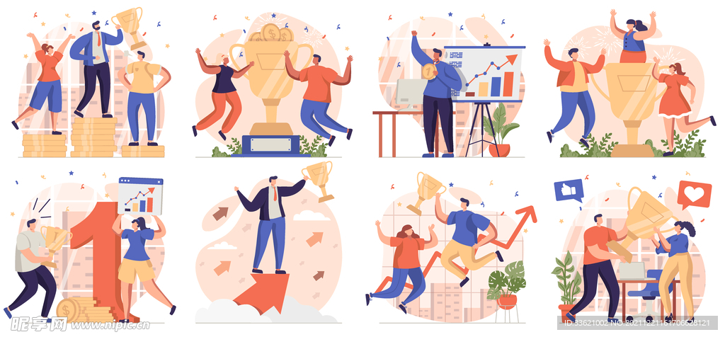 科技扁平插画 