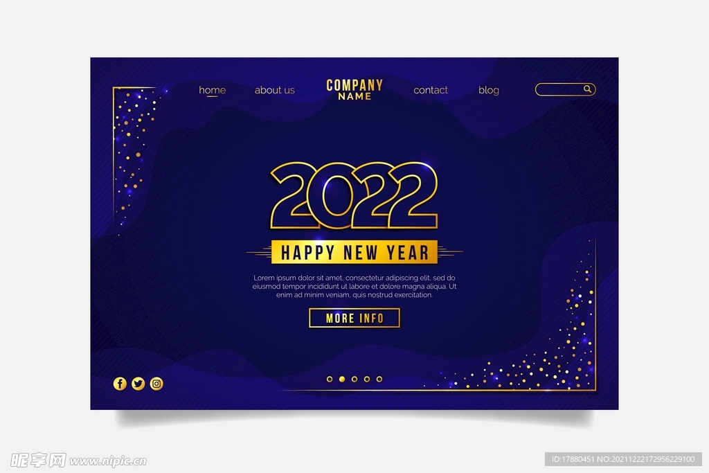 2022企业新年网页