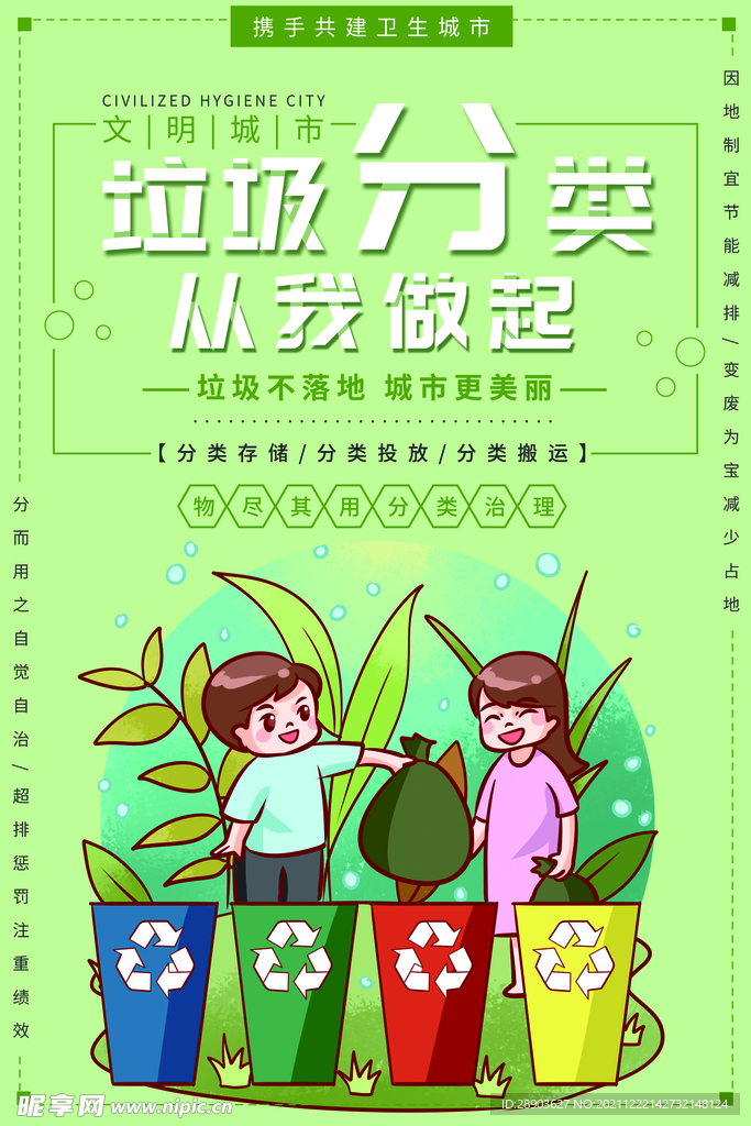 垃圾分类海报