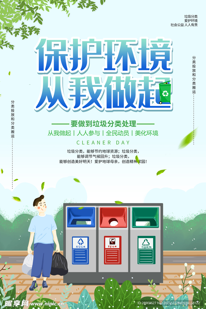 垃圾分类海报