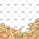国潮祥云矢量插画