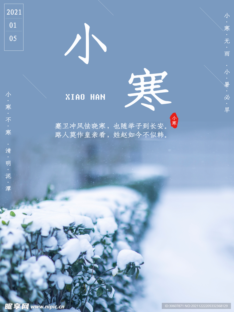 小寒海报