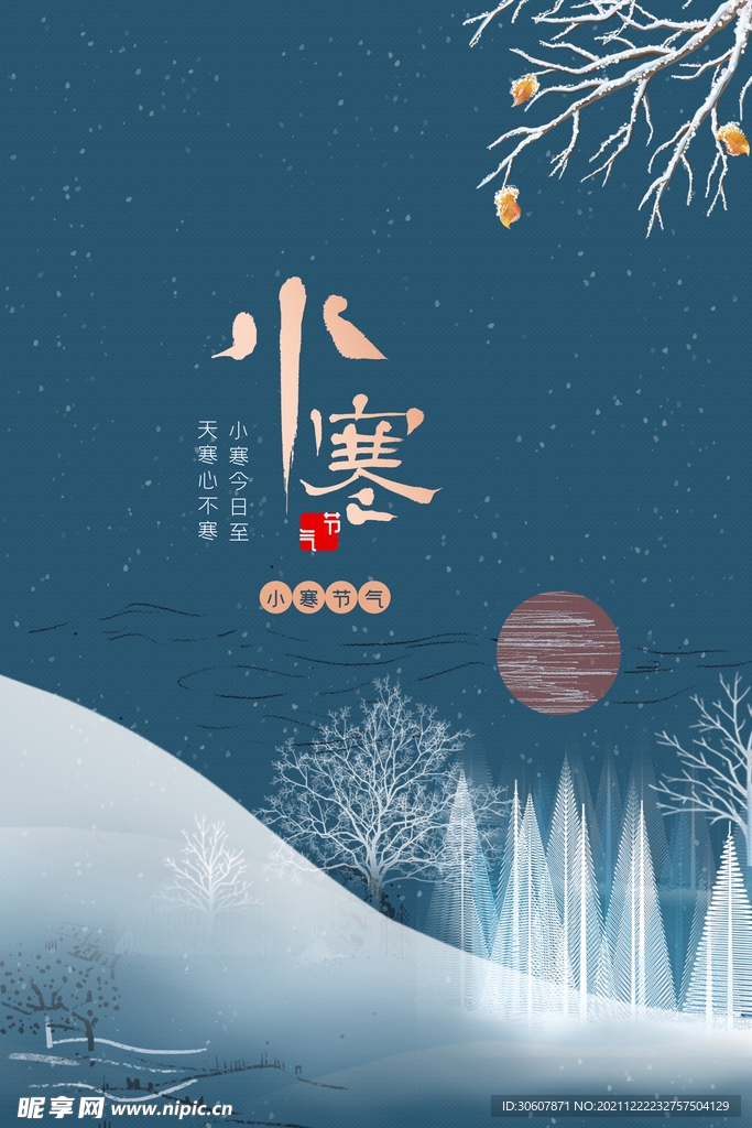 小寒海报