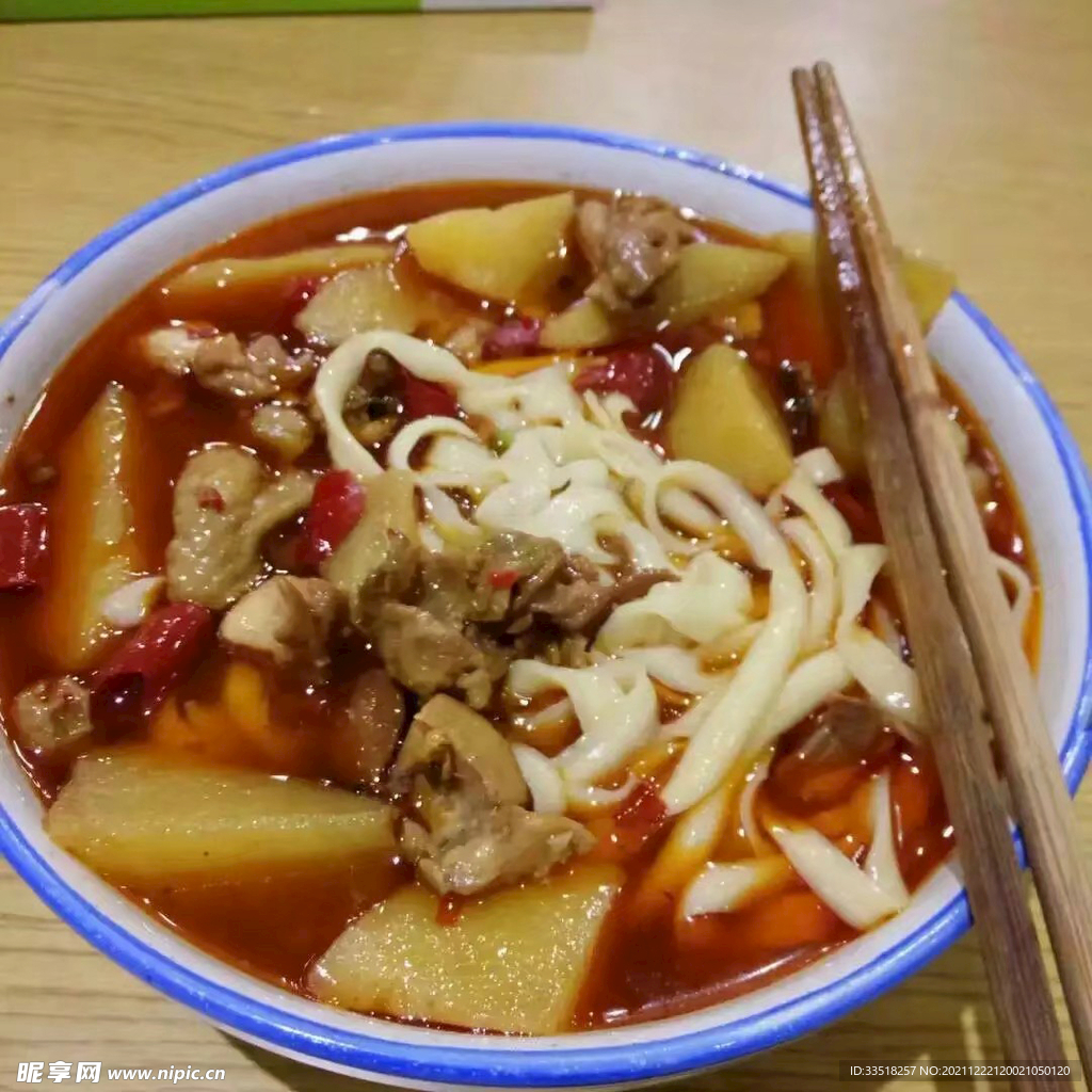 大盘鸡面