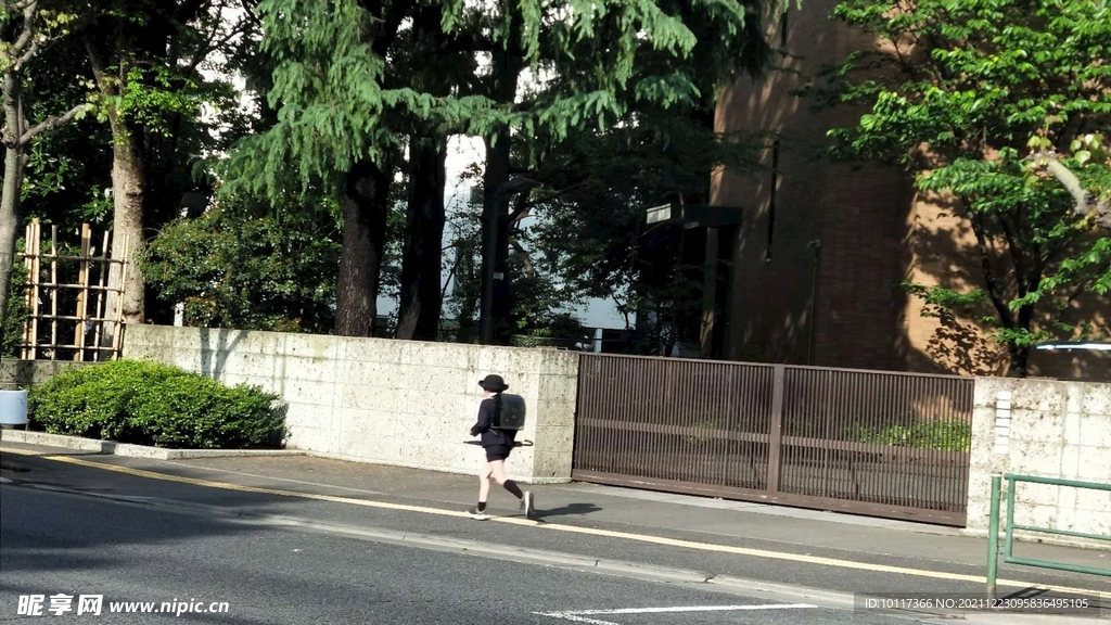 日本东京街头风光城市风景街景实