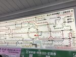日本东京地铁线路实景城市风光照