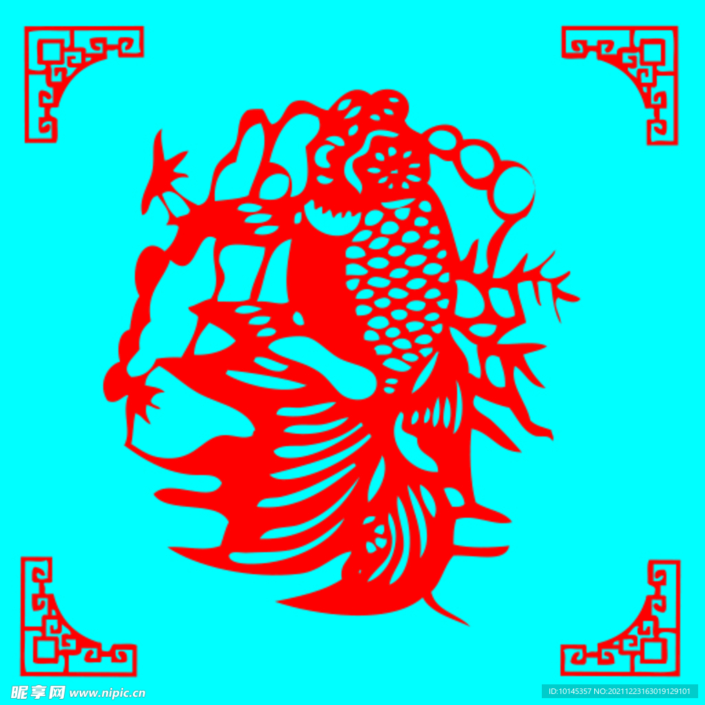 鱼剪纸