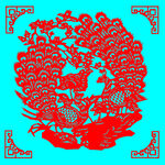孔雀剪纸