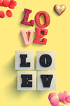 LOVE立体字