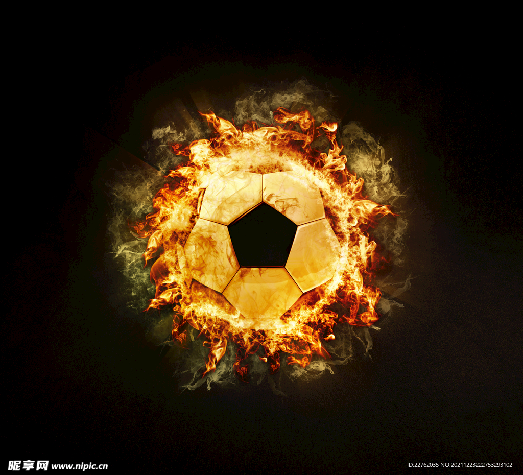现实的美式足球在火中插图在白色背景背景素材免费下载(图片编号:1953139)-六图网