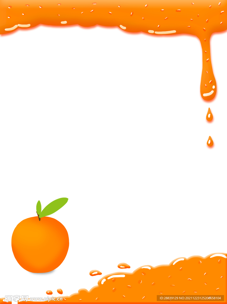  橘汁背景