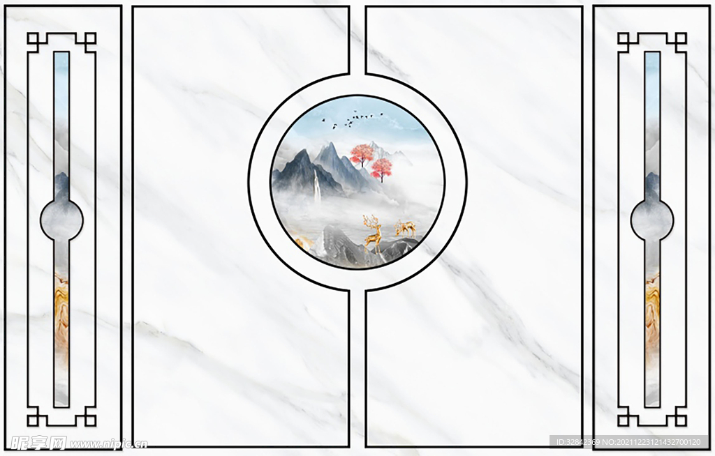 新中式背景
