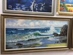 大海油画实拍