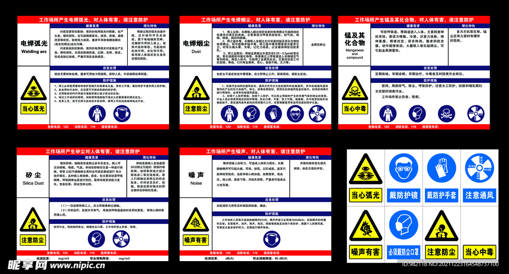 职业危害告知警示牌
