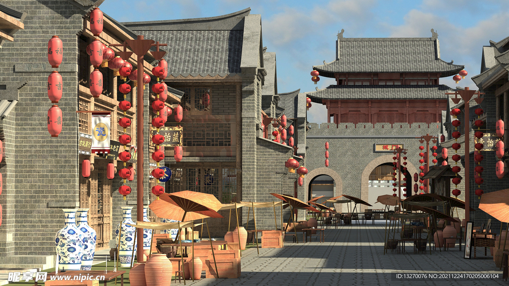 3D古建筑