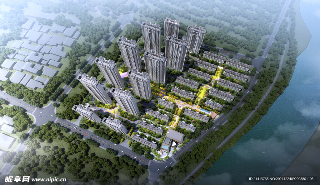 高楼建筑效果