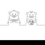 线条猪