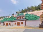 网红打卡景点古建筑复古背景