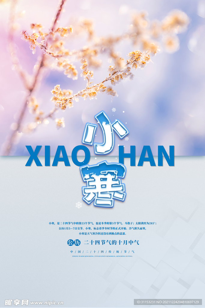 小寒海报