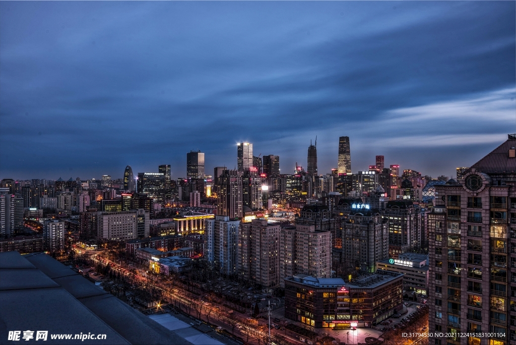 城市俯瞰图