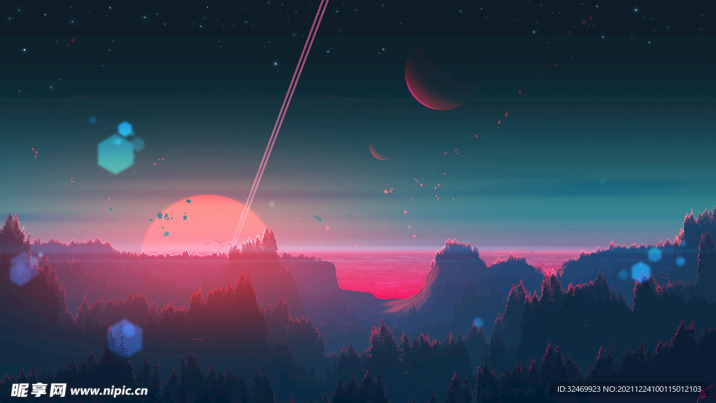星空桌面壁纸
