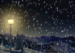 下雪背景