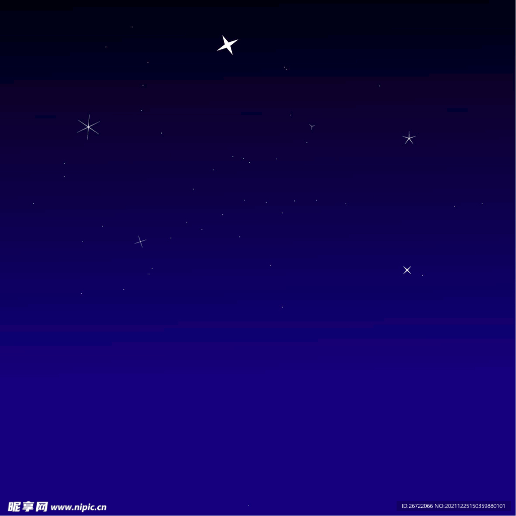 夜空星星深夜蓝色深邃夜空