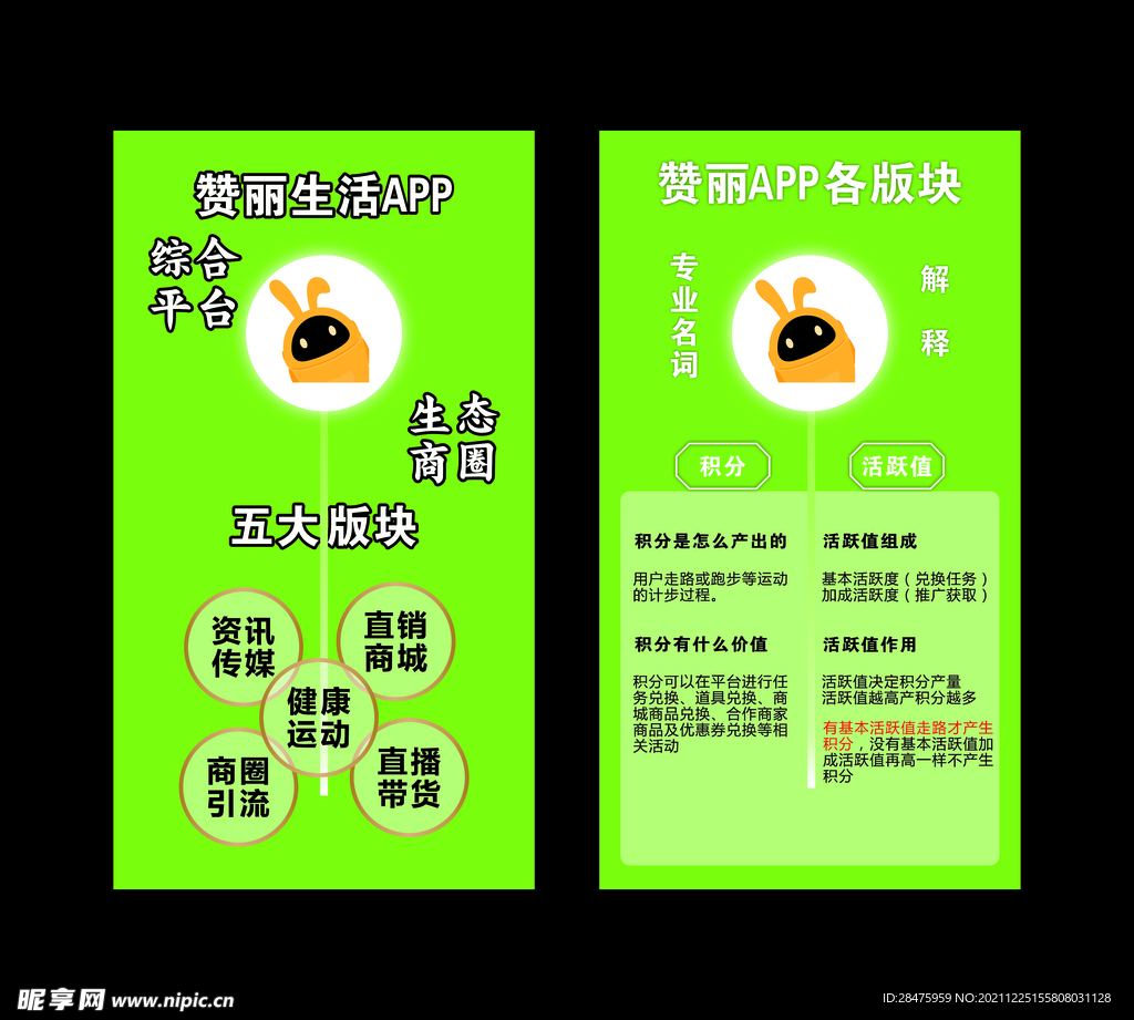 赞丽生活APP展板