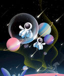宇宙星空 宇航员