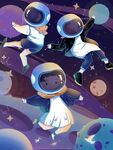宇宙星空 宇航员 