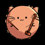 手绘卡通猫咪