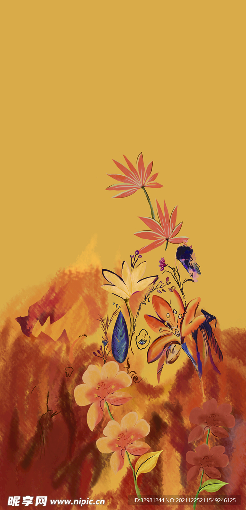 定位花