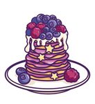 蓝莓松饼蛋糕
