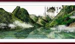 水墨山水背景