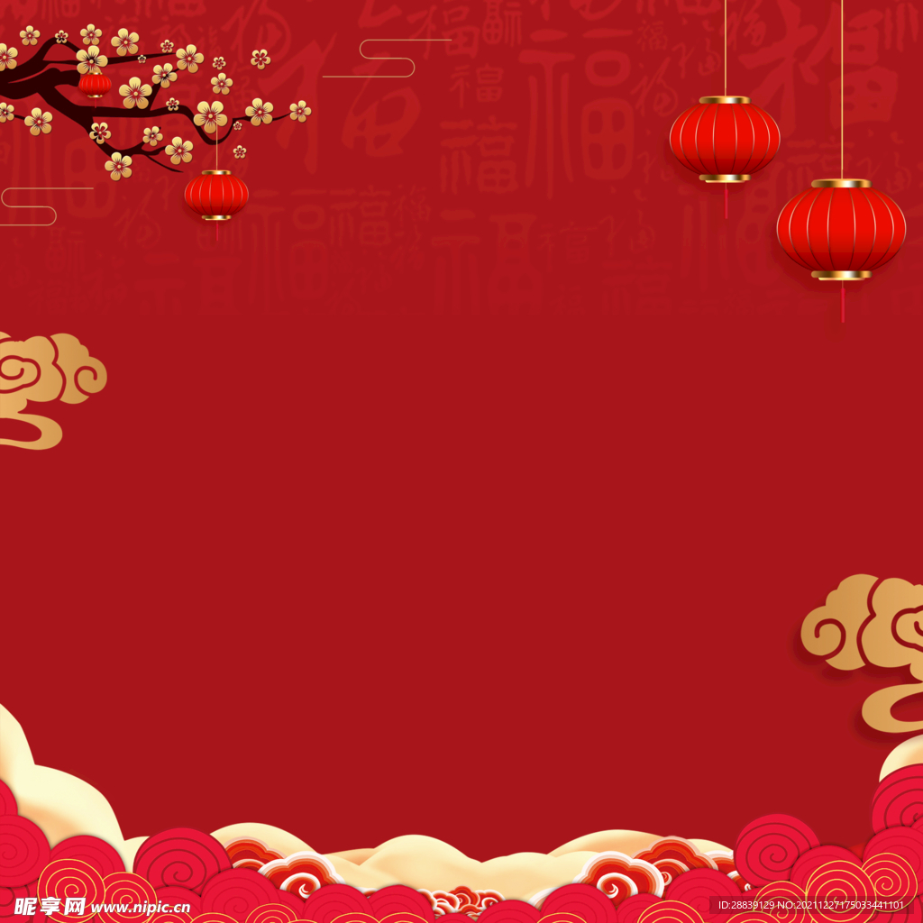 红色背景