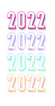 2022立体渐变