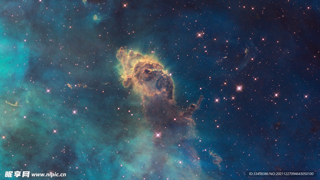 船底座星云4K风景壁纸
