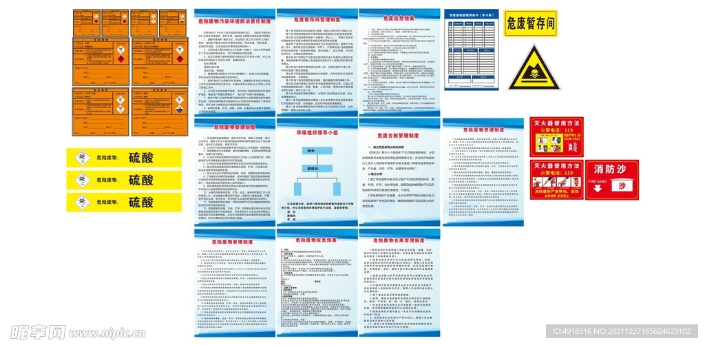 危废仓库全套安全标识