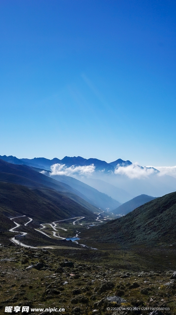 云雾 山路