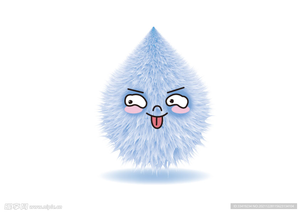 毛绒可爱玩具水滴
