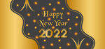 2022金色新年背景