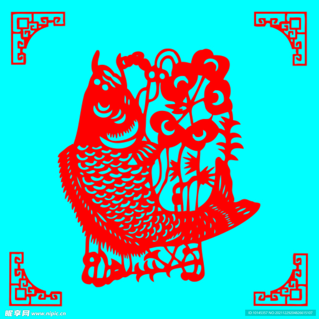 鱼剪纸