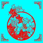 花卉剪纸