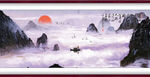 水墨山水背景