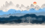 山水画 